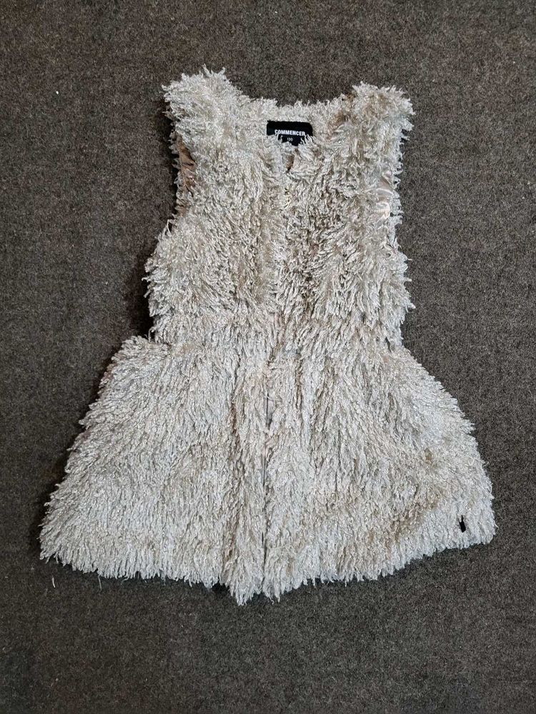 Fuzzy Sleeveless Vest