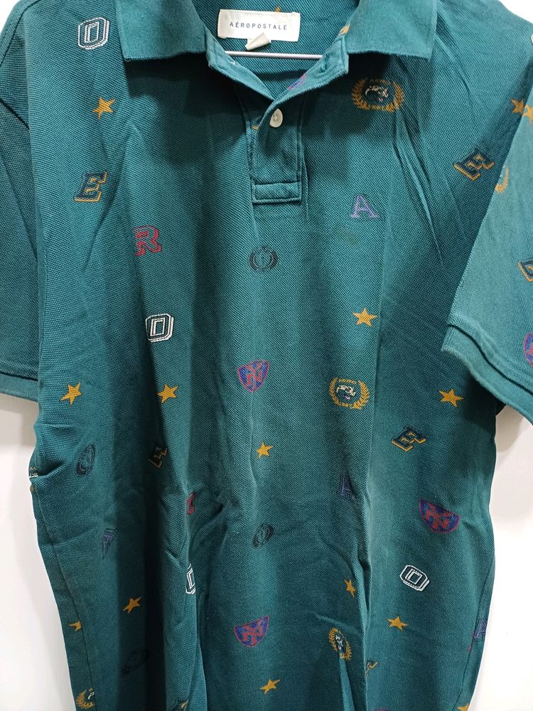 Green Polo Tshirt For Boys