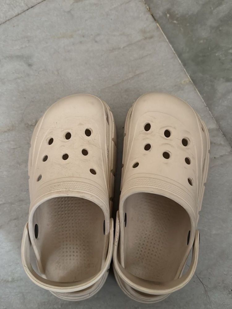 Comfortable Beige Crocs