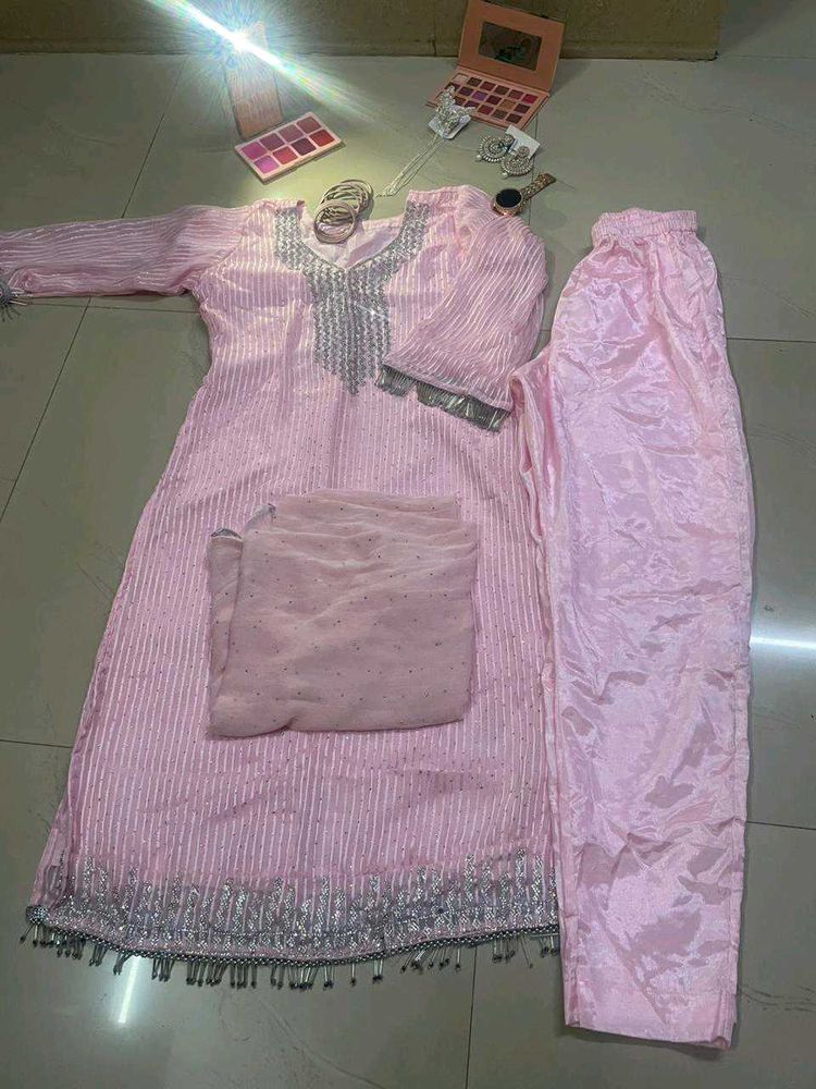 Pink Kurta Pant