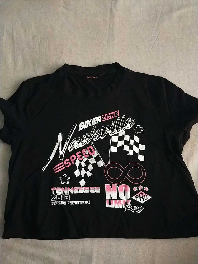 Black Graphic T-Shirt