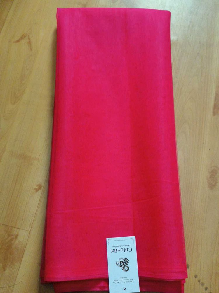 4 Meter pink net polyester fabric