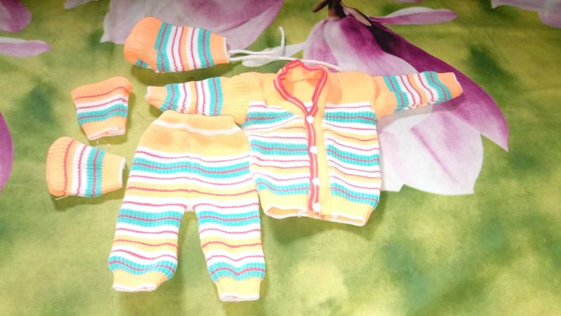 2 Baby Swaters Full Set Different Colours Same Siz