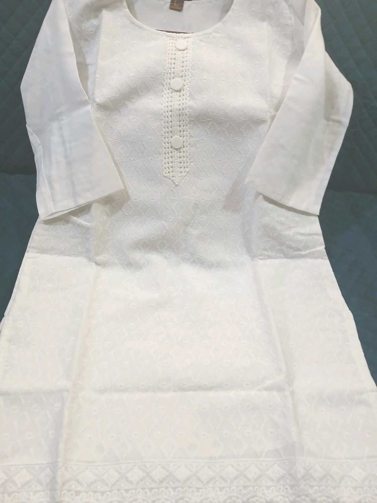 Elegant White Kurta