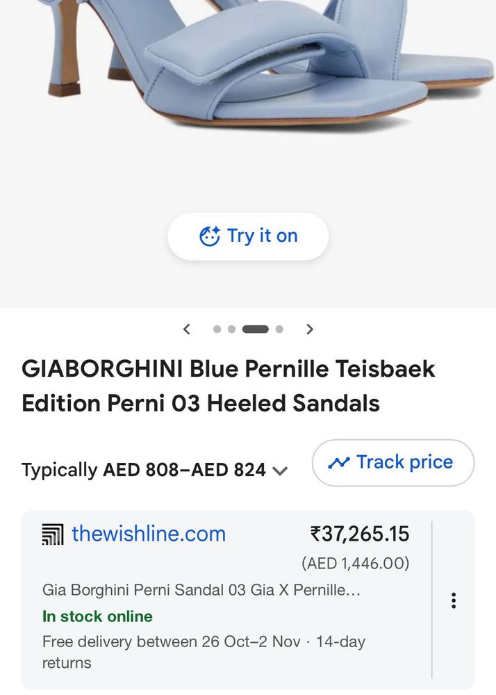 Gia Borghini X Pernille Teisbaek leather sandal