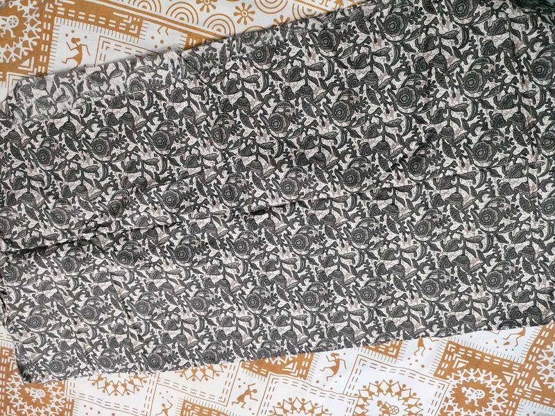 Floral Print Dress Material