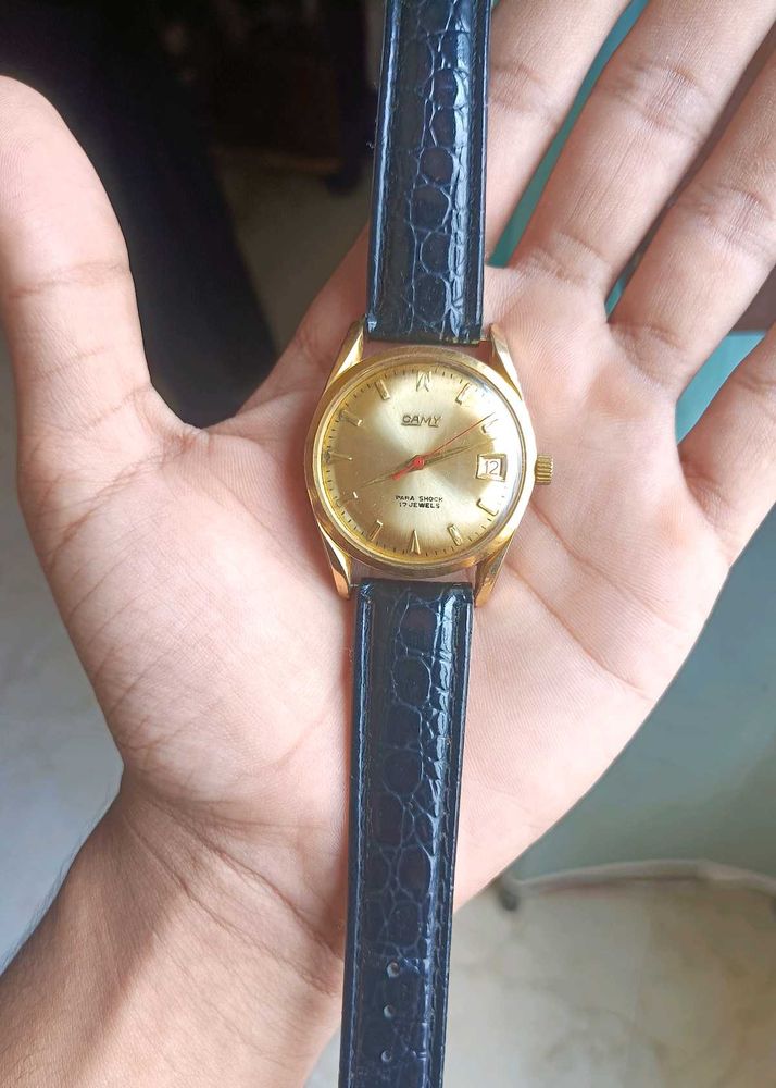 Camy Vintage Gold Plated Watch