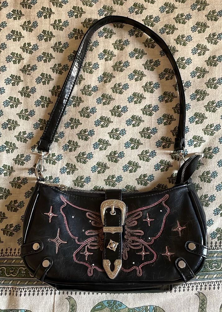 Cute Black Butterfly Shoulder Bag