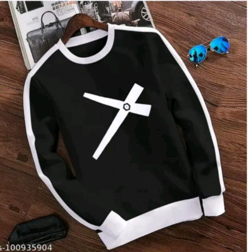 Black full hand t-shirt