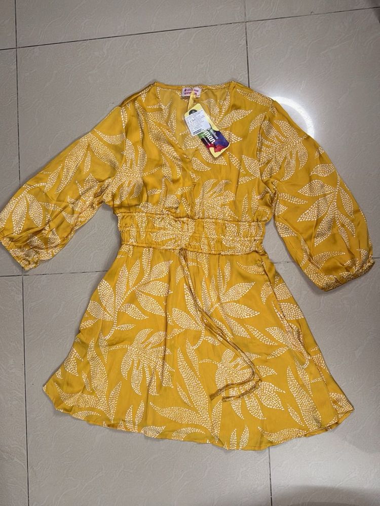 Floral Print Mini Dress