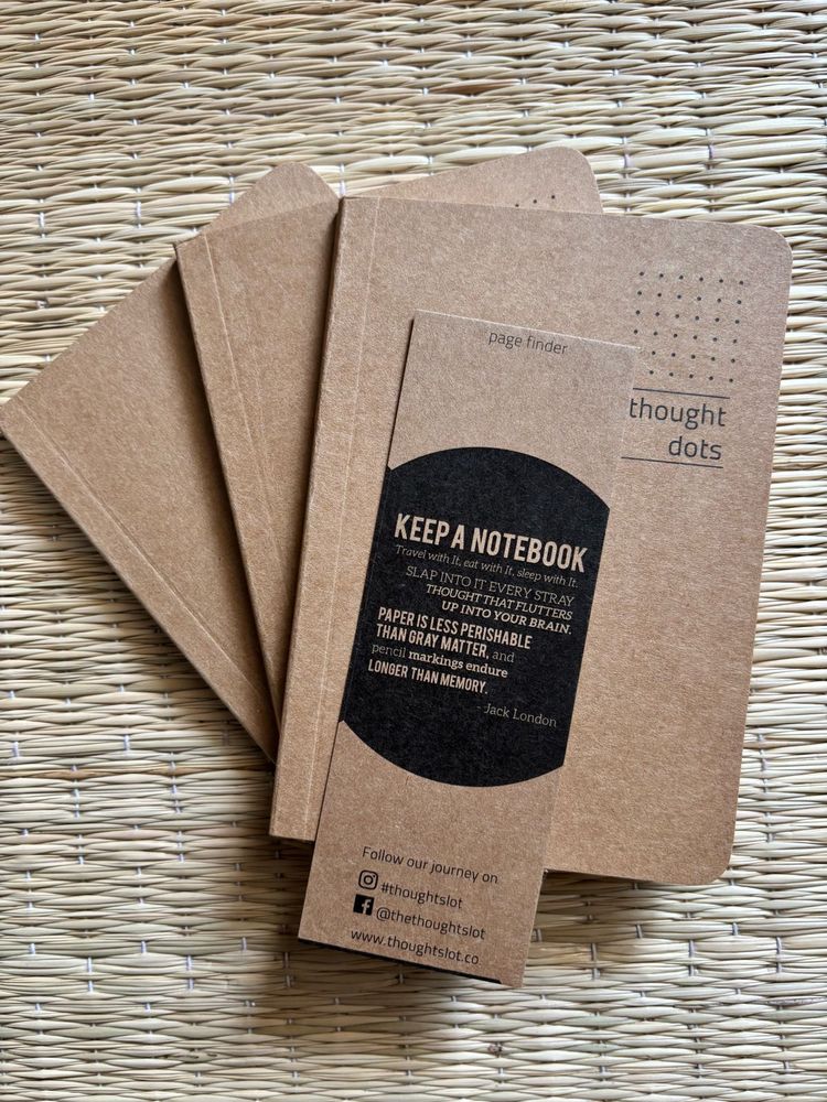 Dotted Notebooks A6 Size (Set of 3)