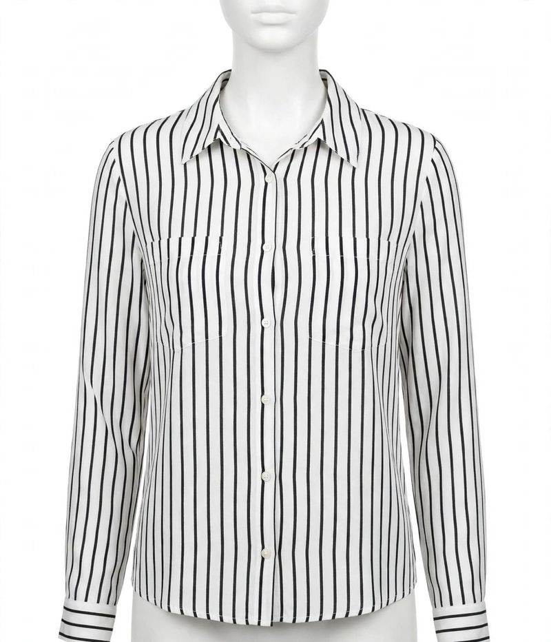 Classic Striped Button-Up Shirt