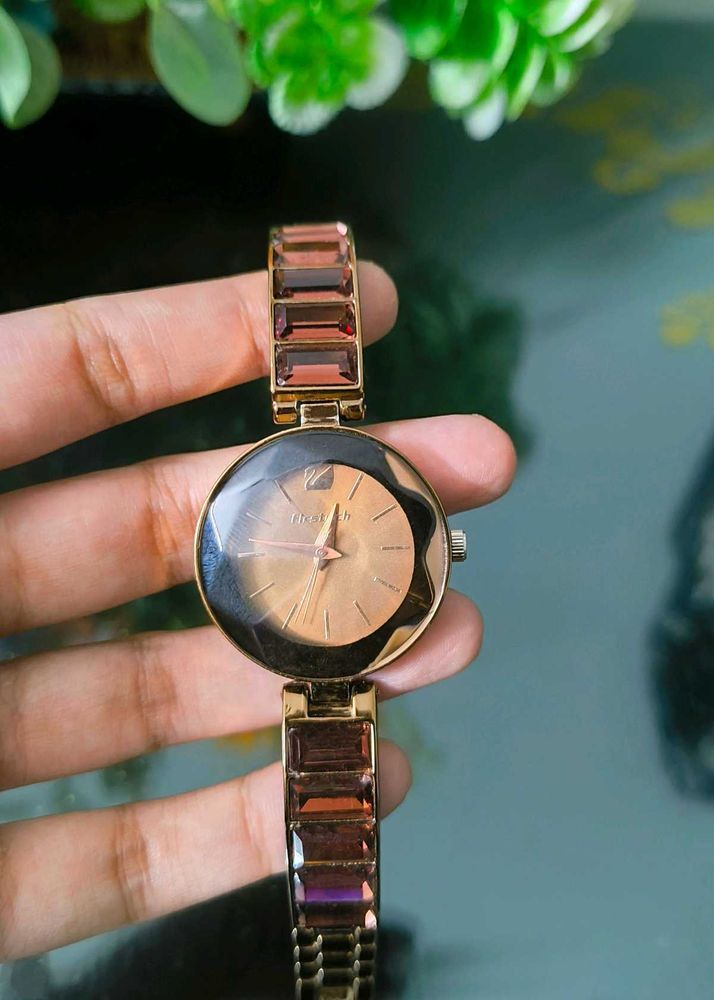✨ Elegant Dark Rose Gold Women's Watch ✨