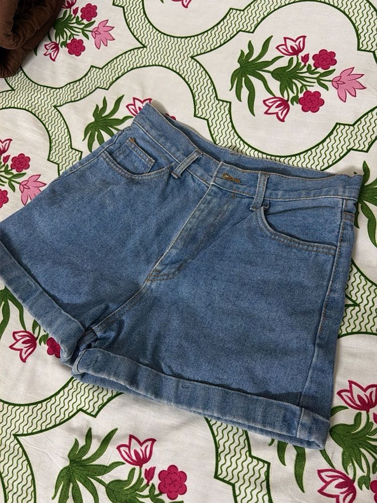 Classic Denim Cut-Off Shorts
