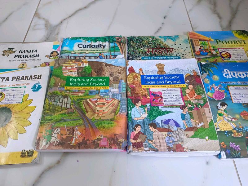 7th class NCRT K.V Books All Subjects