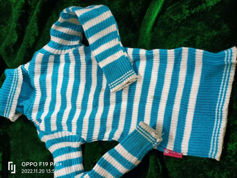 kids high neck sweater