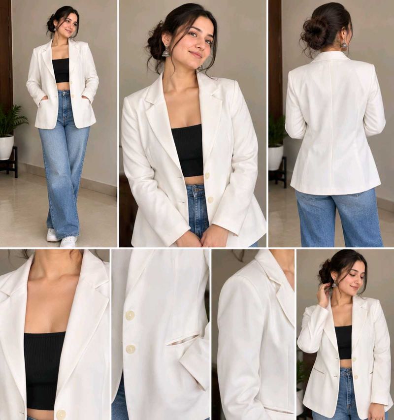 Women's White Blazer