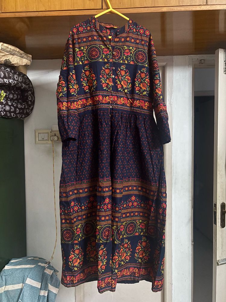 🆕 “Vishudh” Boho Front slit Kurta