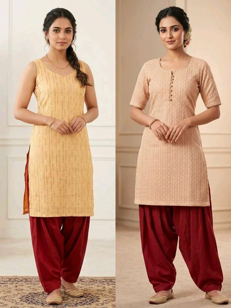 Elegant Sleeveless Kurta with Patiala Pants