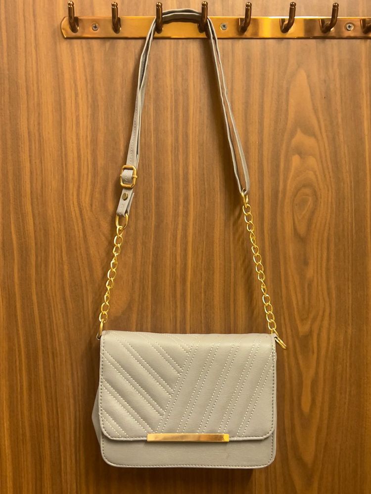 Stylish Grey Crossbody Bag