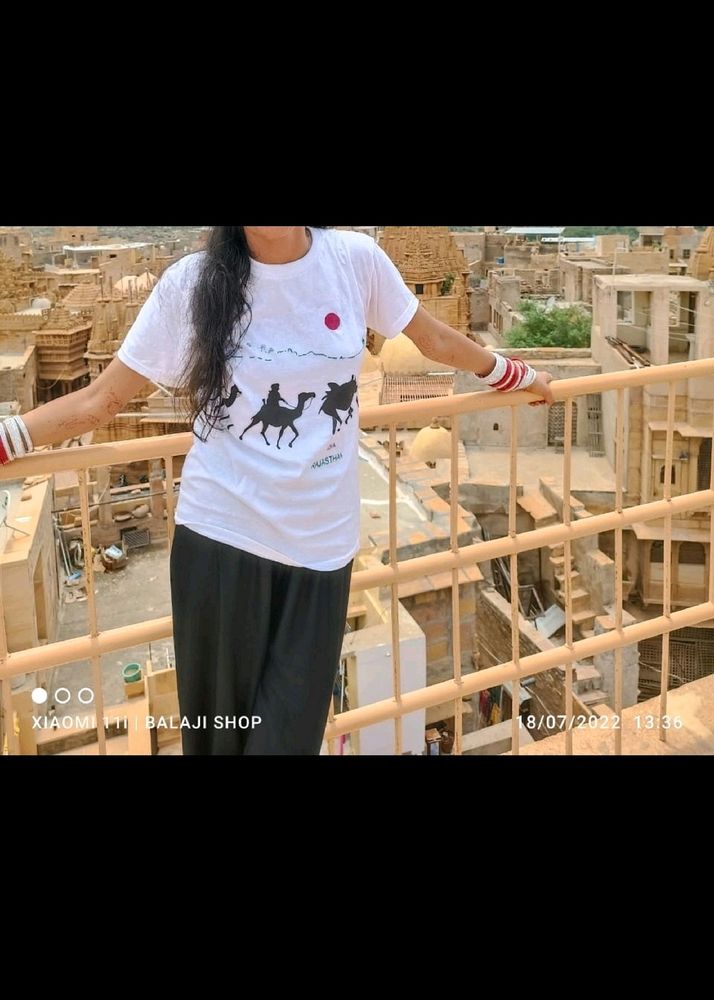 Beautiful 2side Printing Rajasthani look T-shirt