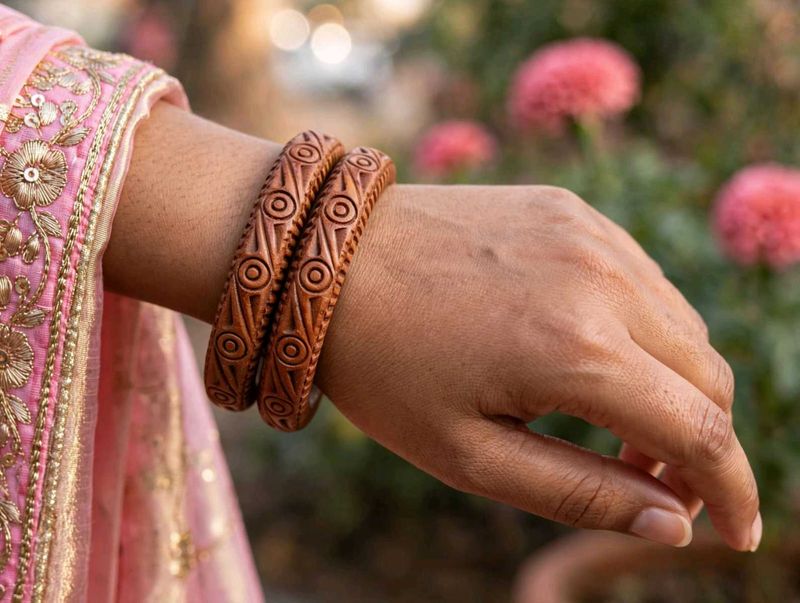 Beautifully Carved Ethnic Bangles