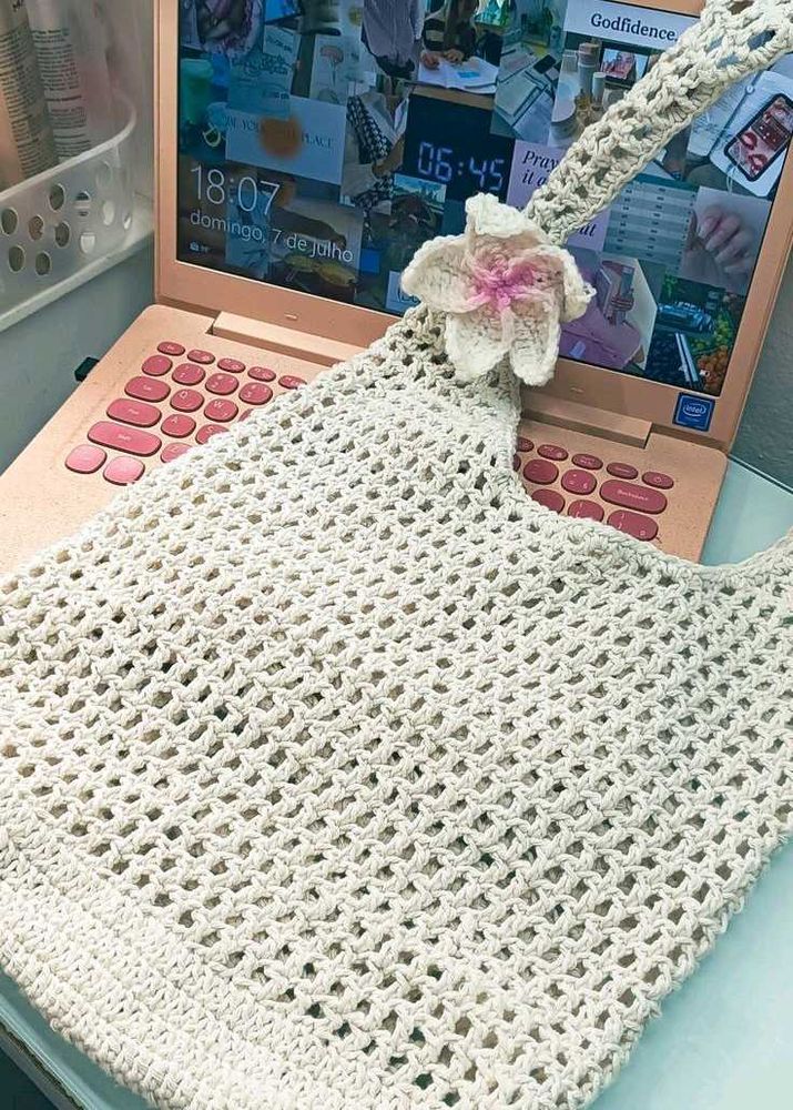 Handmade Crochet Tote Bag