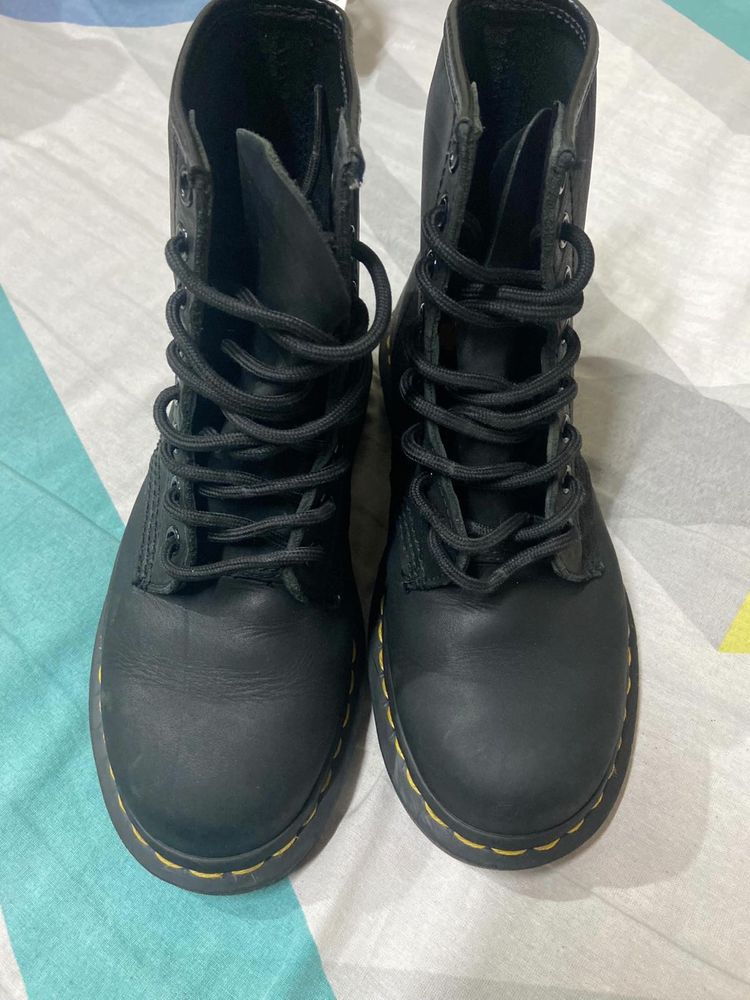 Classic Black Combat Boots