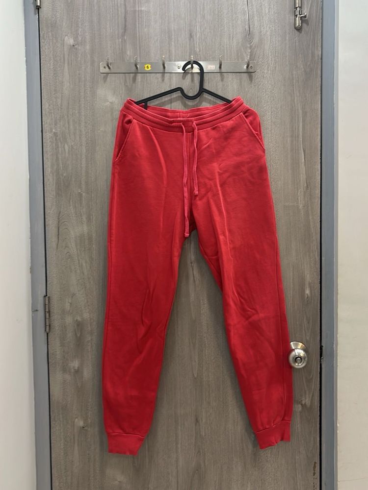 Zara Red Sweatpants