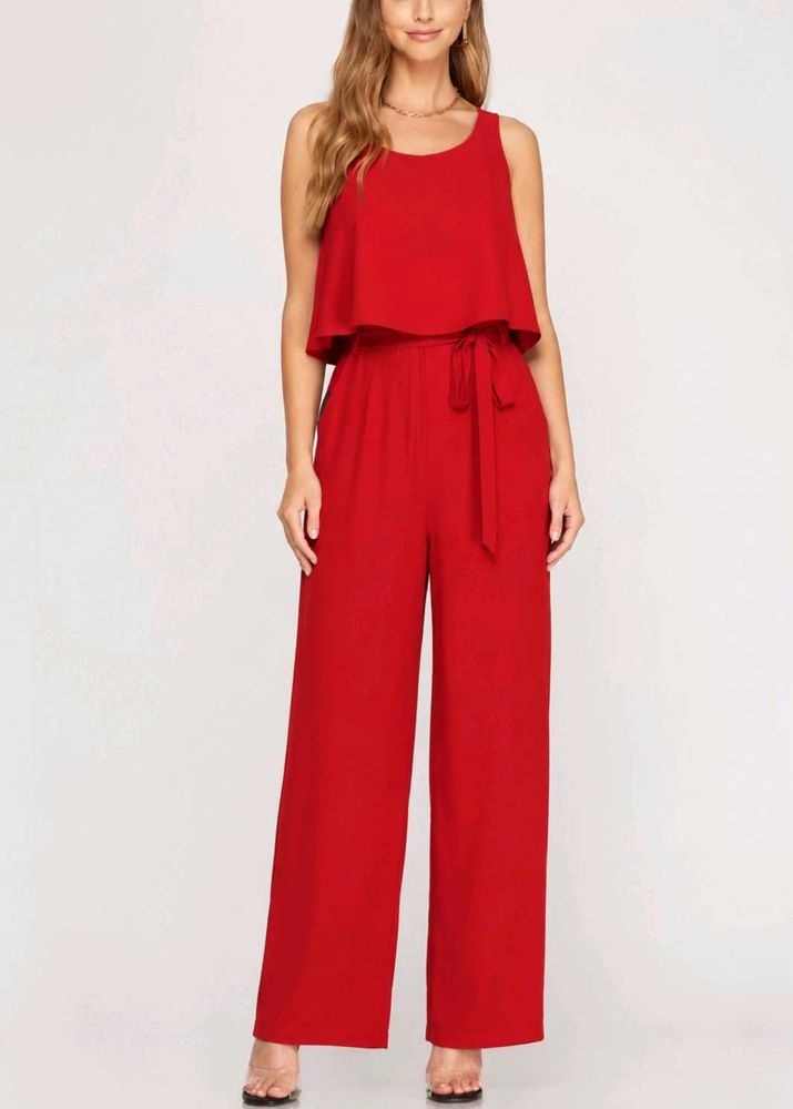 0010 Red Jumpsuit