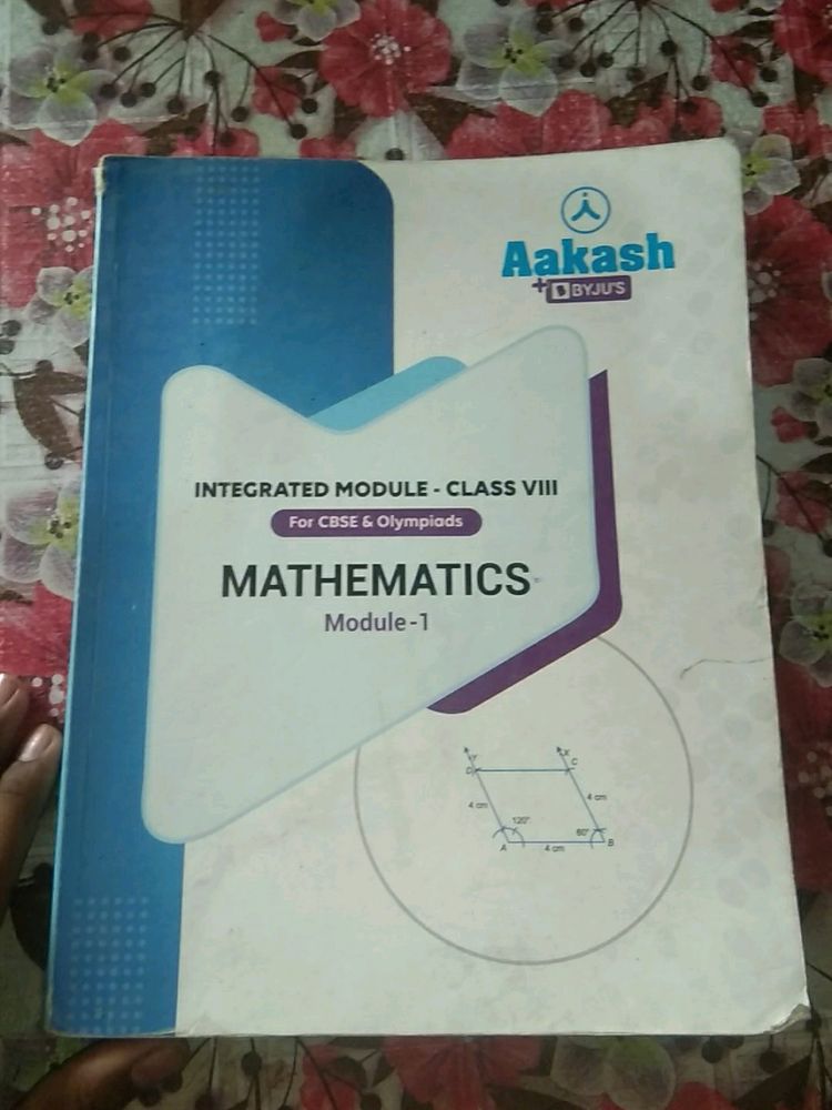 Class-8 Mathematics Book By Aakash+byju's...!