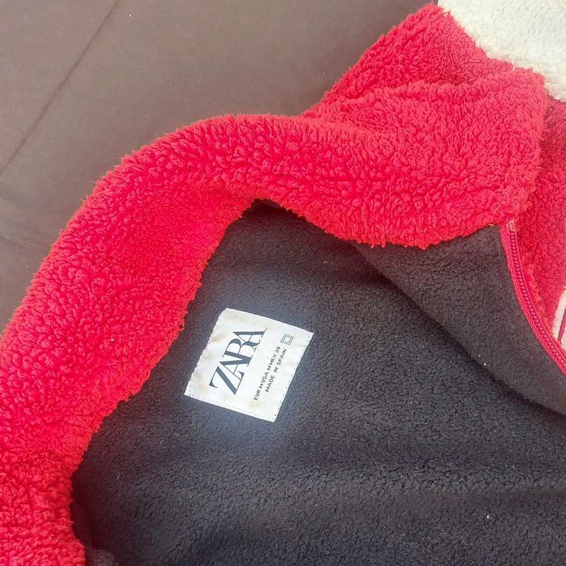 Zara Teddy Fleece Jacket