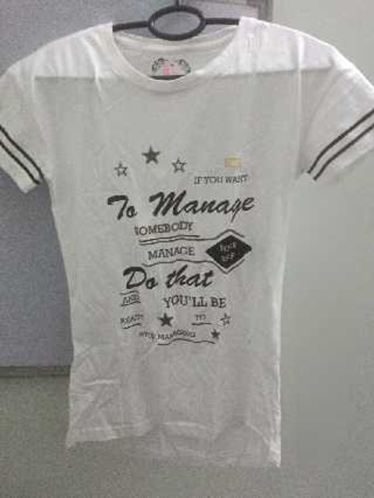 White Graphic T-Shirt