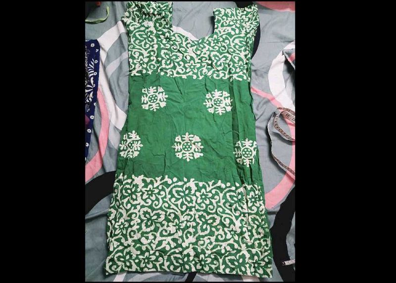 Green Ethnic Kurta
