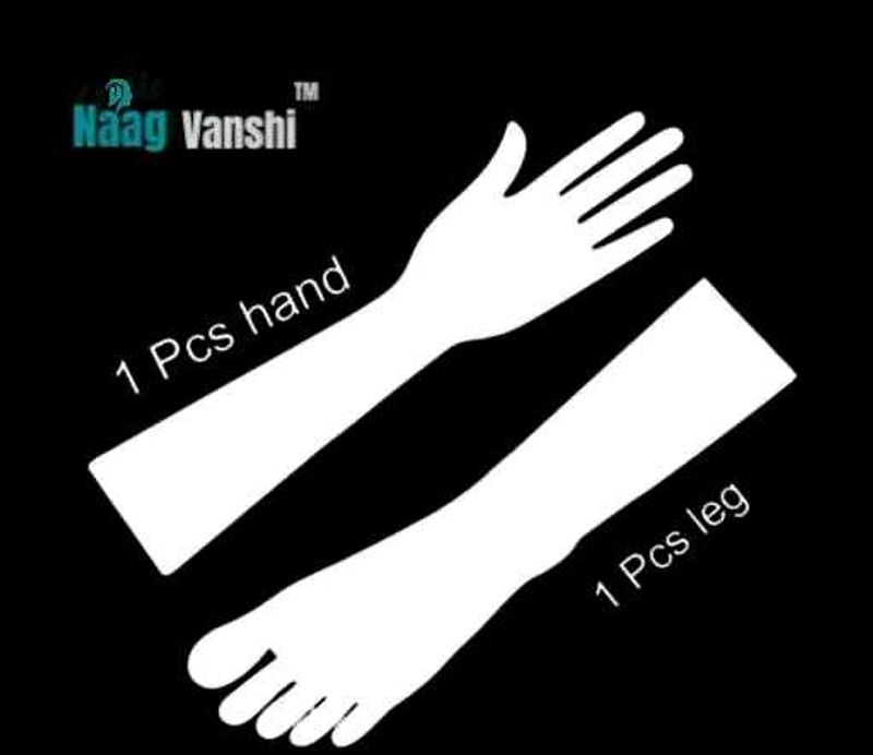 Acrylic Mehndi Hand and leg set of 2pcs