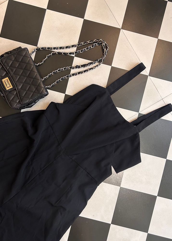 Cutout Black Dress