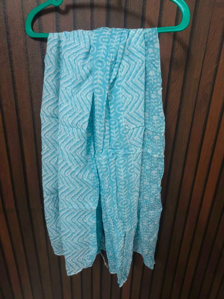 Beautiful Blue &amp; White Dupatta