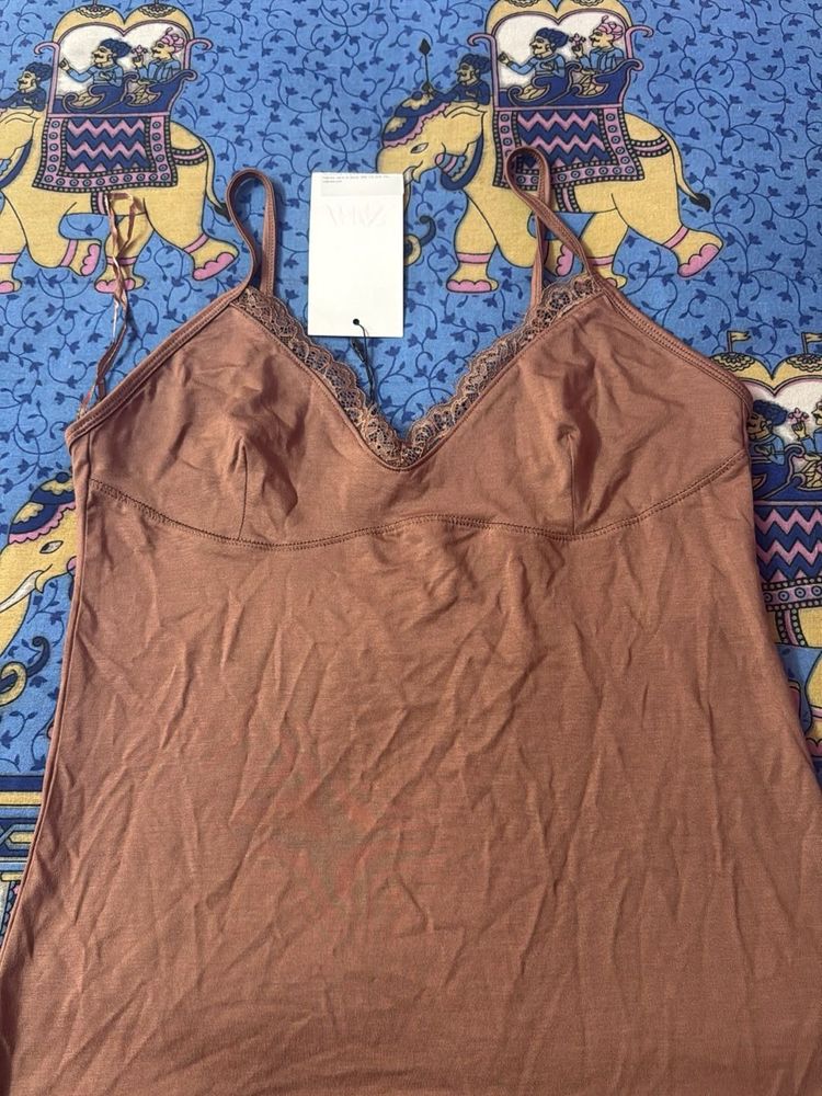 Lace Trim Cami Top