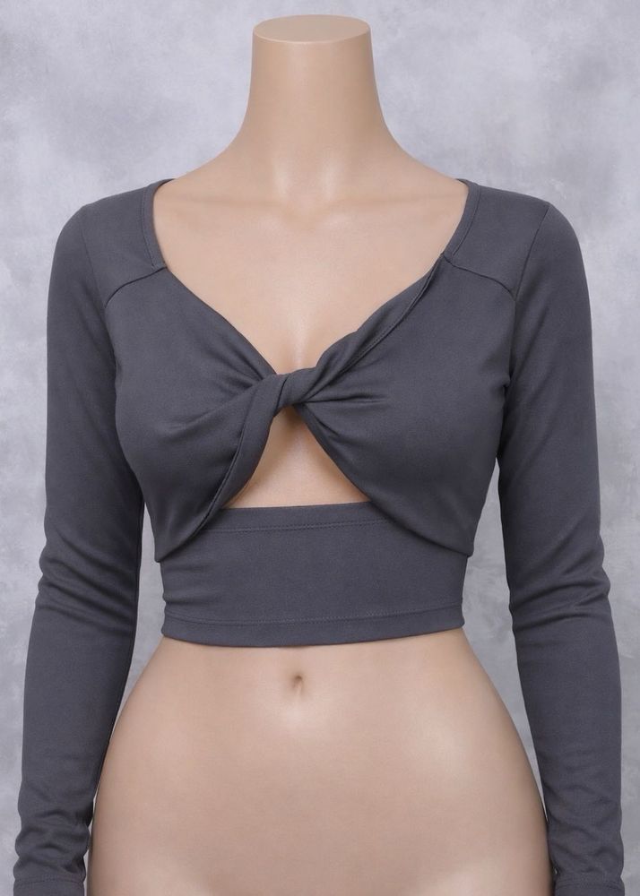 Twist Front Long Sleeve Top❤️