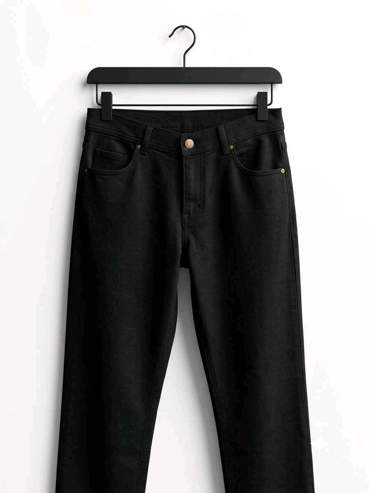 Classic Black Denim Jeans