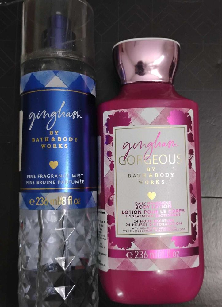 Bath &amp; Body Works Gingham Gorgeous Lotion&amp;Mist