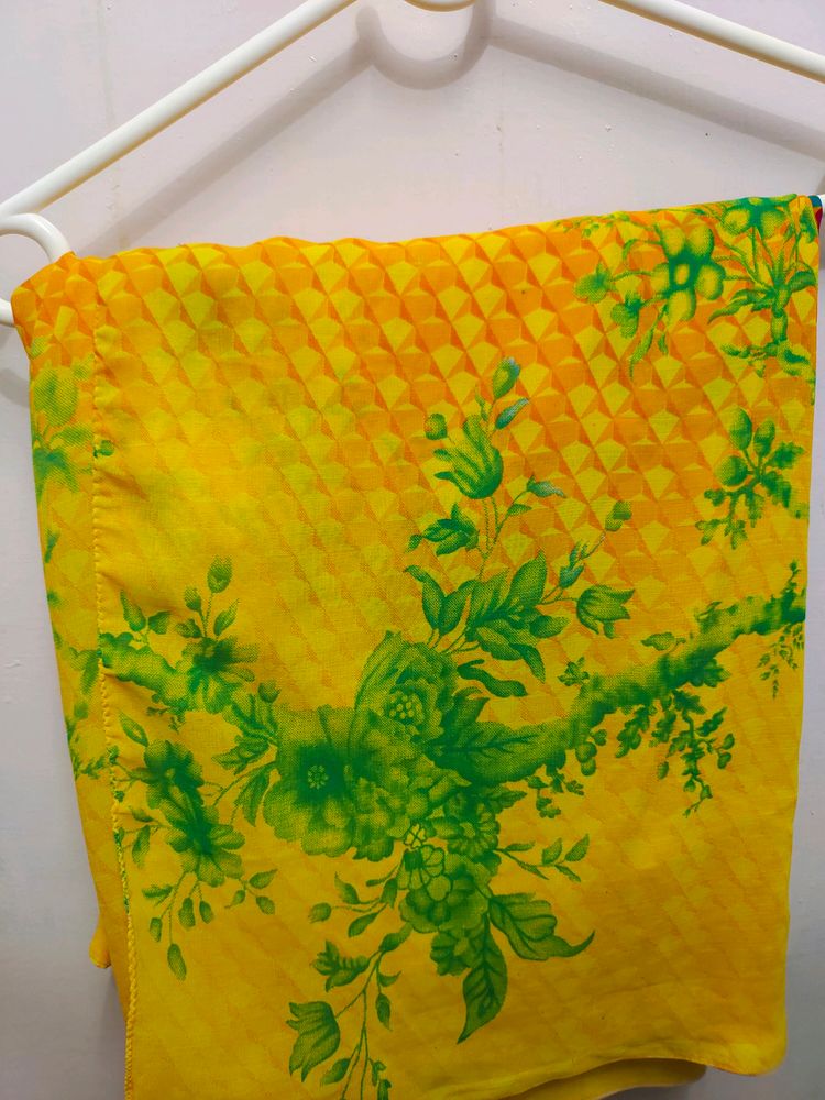 Beautiful Mustard Saree