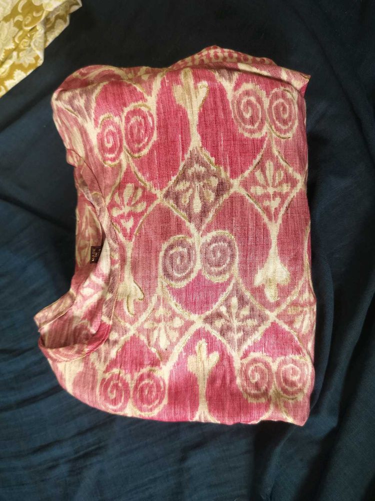 Vibrant Pink Ikat top