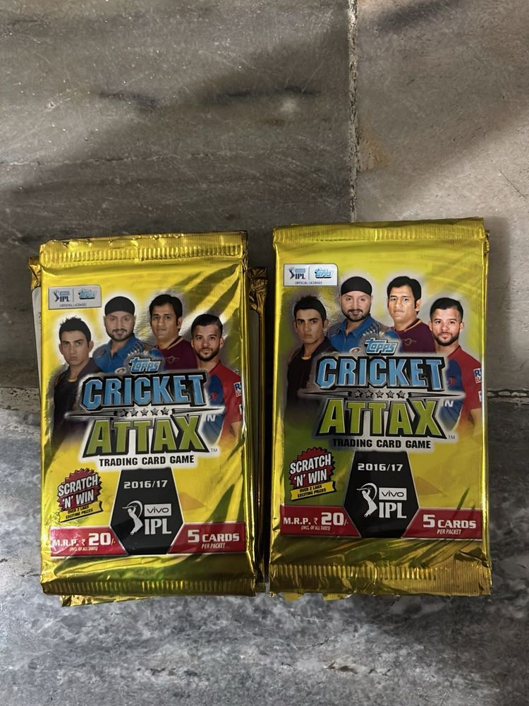 Topps cricket attax 2016/17 packs