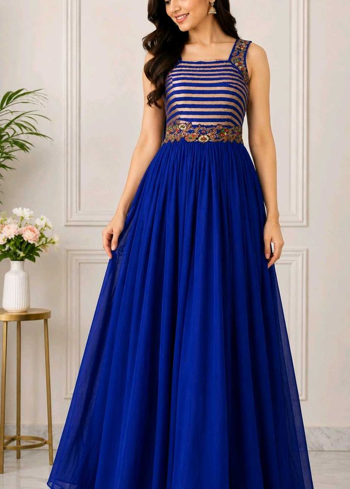 Stunning Blue Ethnic Gown