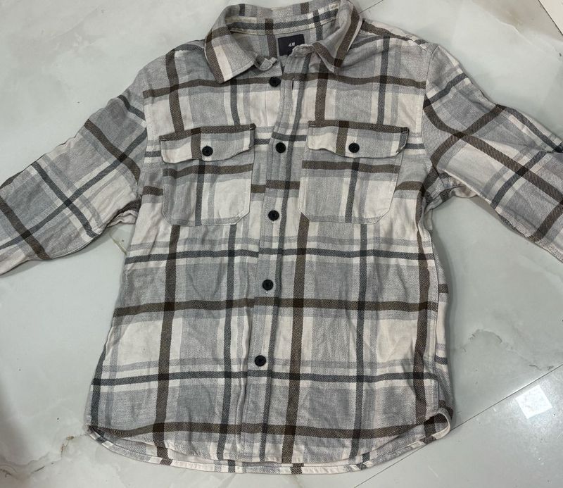 H&amp;M Plaid Flannel Shirt