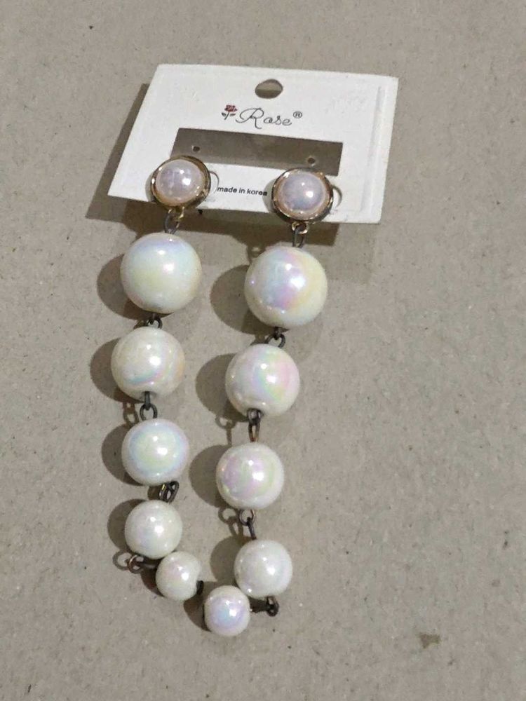 Elegant Pearl Drop Earrings