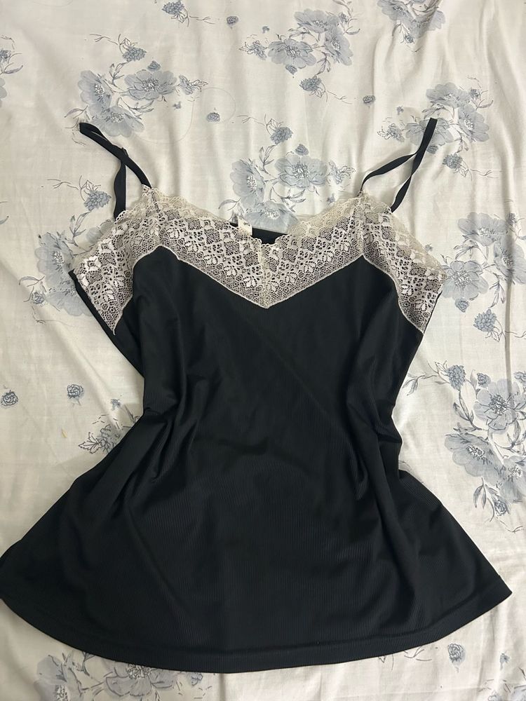 Lace Trim Cami Top