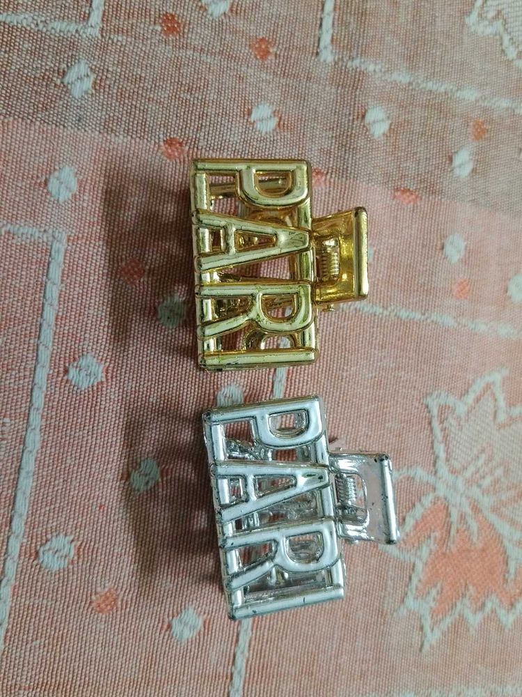 PARR Hair Clips - Gold &amp; Silver
