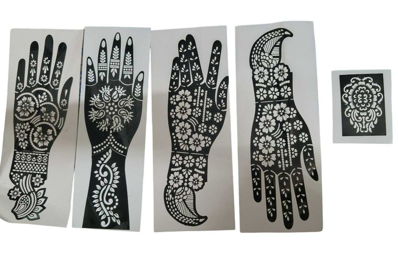 Mehndi Stencils for Hands &amp; Feet